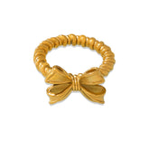 Stainless steel
Tarnish free & waterproof
Bow design
Bow: 12.5mm x 18mm
Weight: 3g
Choose your size
Available in gold & silver