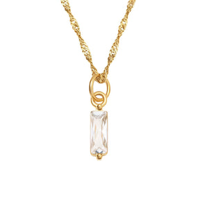Quartz Birthstone Necklace