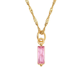 Quartz Birthstone Necklace