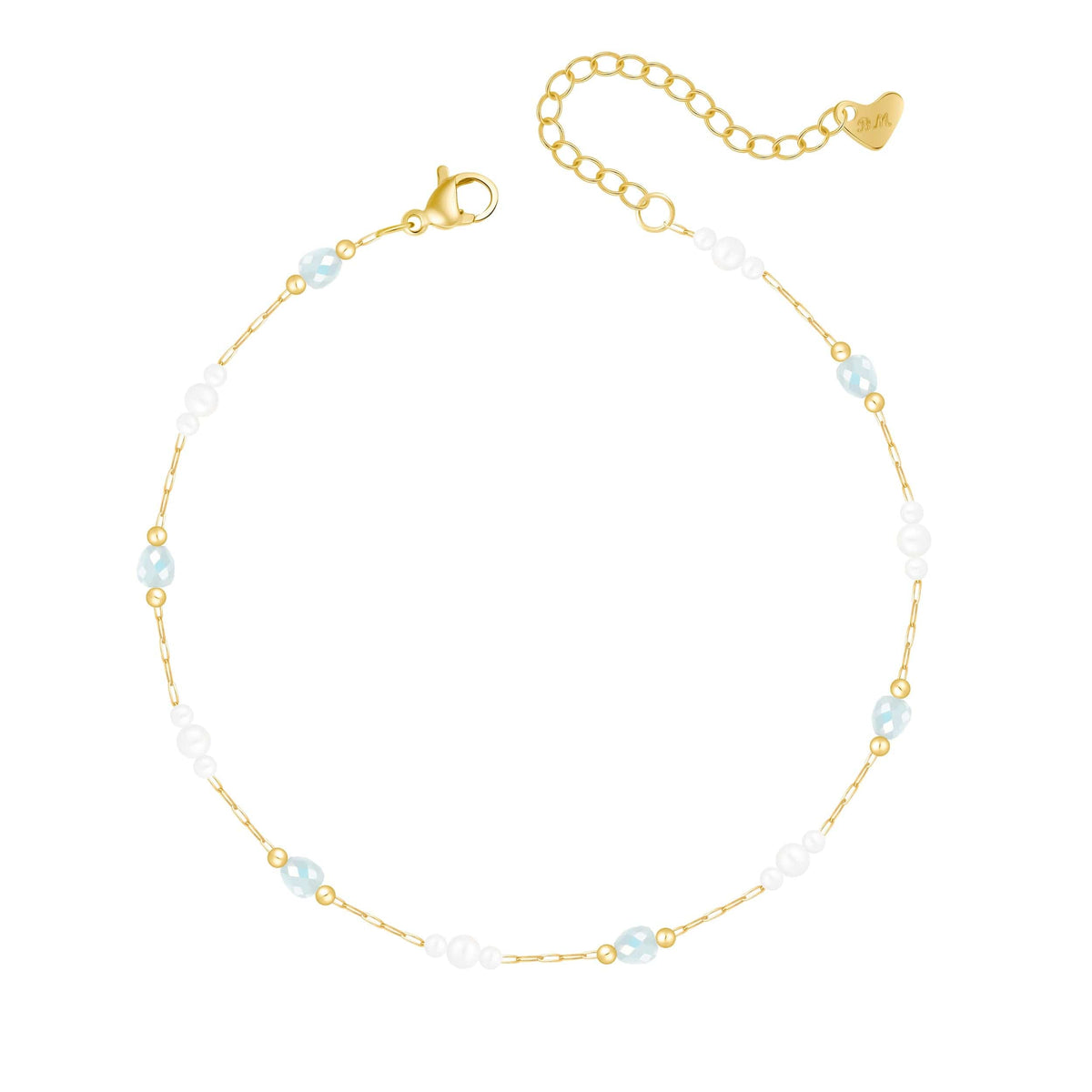 Ocean Pearl Anklet — Pink Island Anklets | Tarnish-Free Waterproof Jewellery Australia