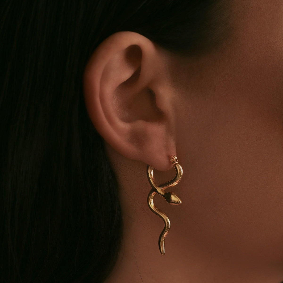 Boa Hoop Earrings