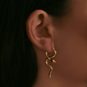 Boa Hoop Earrings
