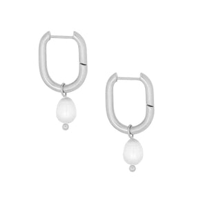 Bora Bora Pearl Hoop Earrings