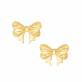 Emma Bow Stud Earrings