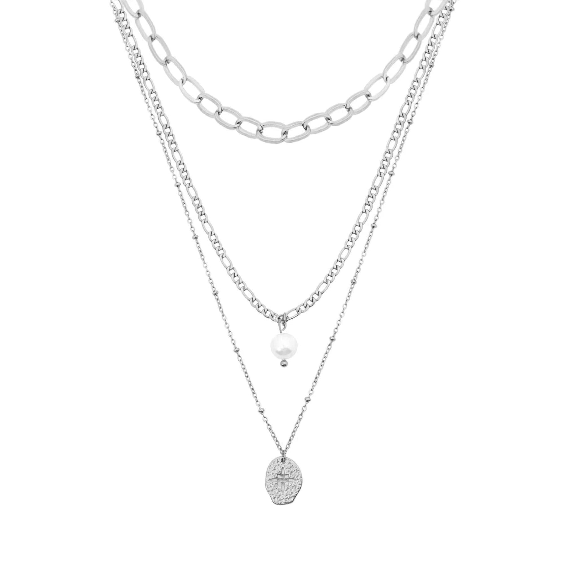 Cascade Pearl Layered Necklace