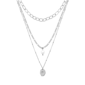 Cascade Pearl Layered Necklace