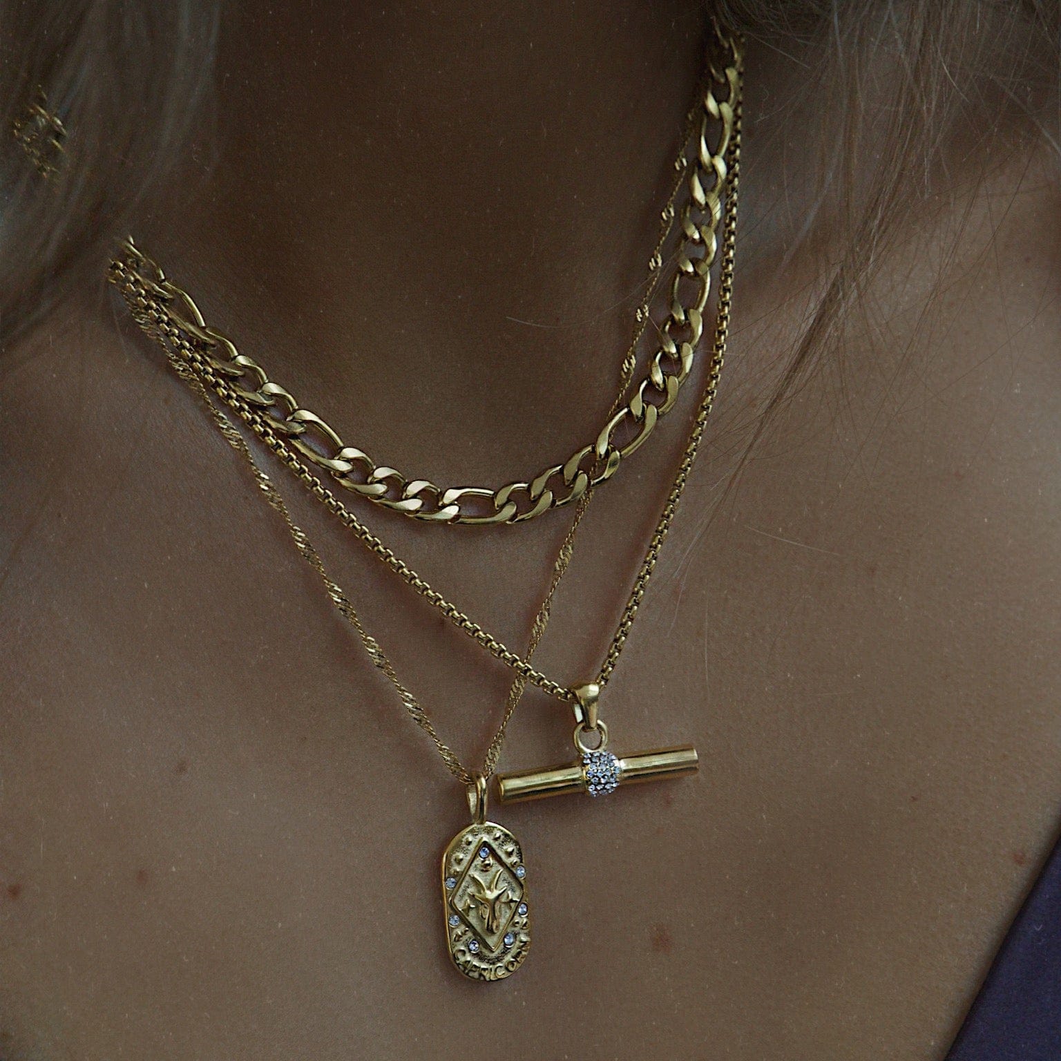 Laila Chunky Figaro Choker / Necklace