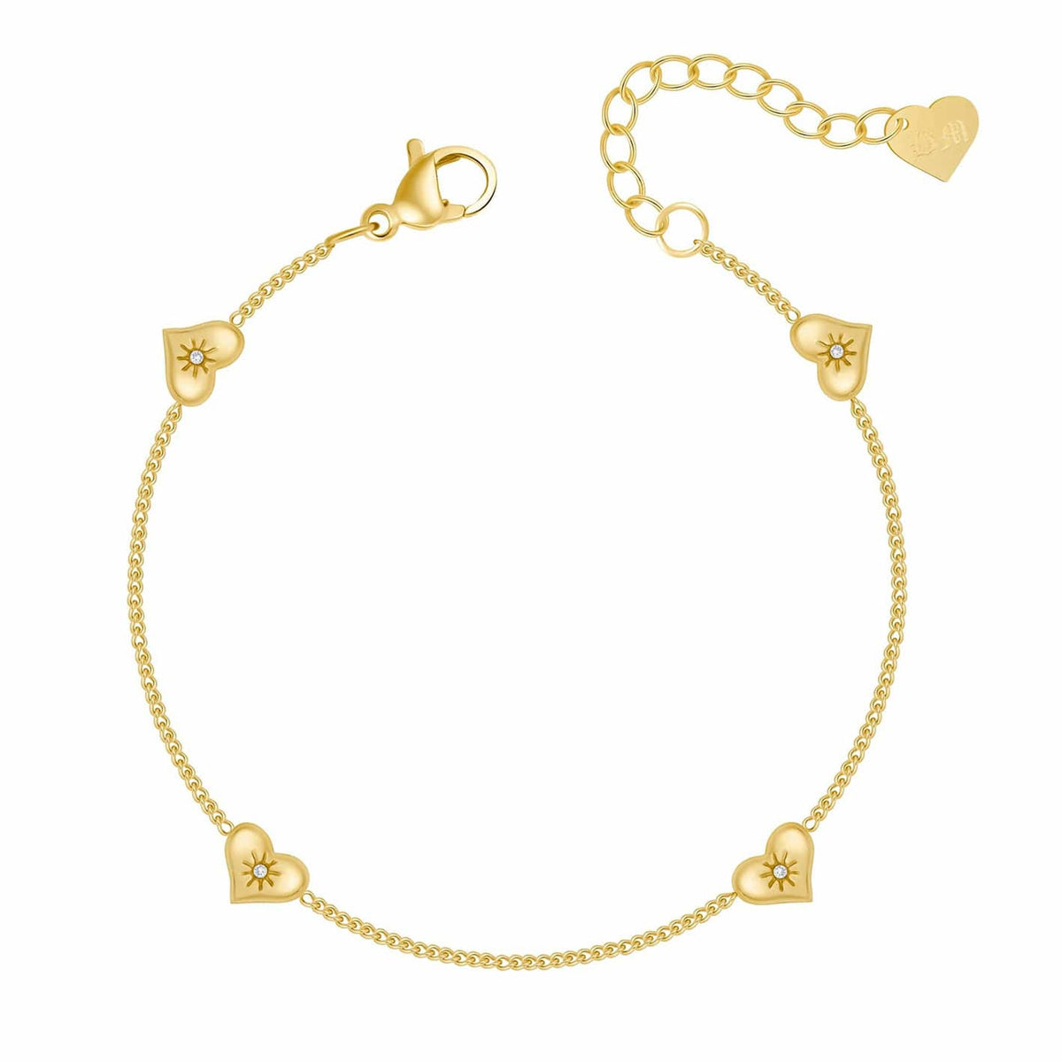 Sweet Heart Bracelet — Pink Island Bracelets | Tarnish-Free Waterproof Jewellery Australia