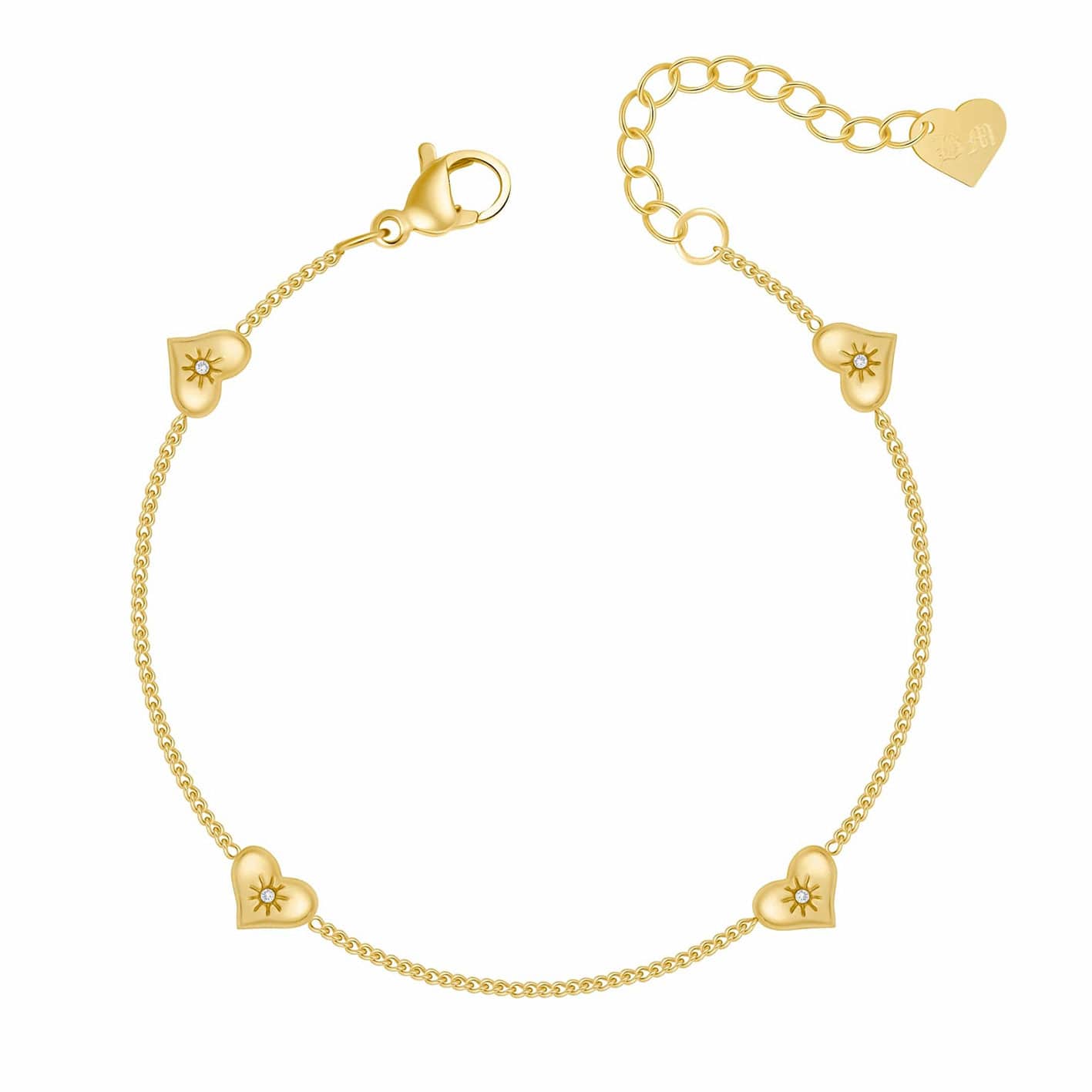 Sweet Heart Bracelet — Pink Island Bracelets | Tarnish-Free Waterproof Jewellery Australia