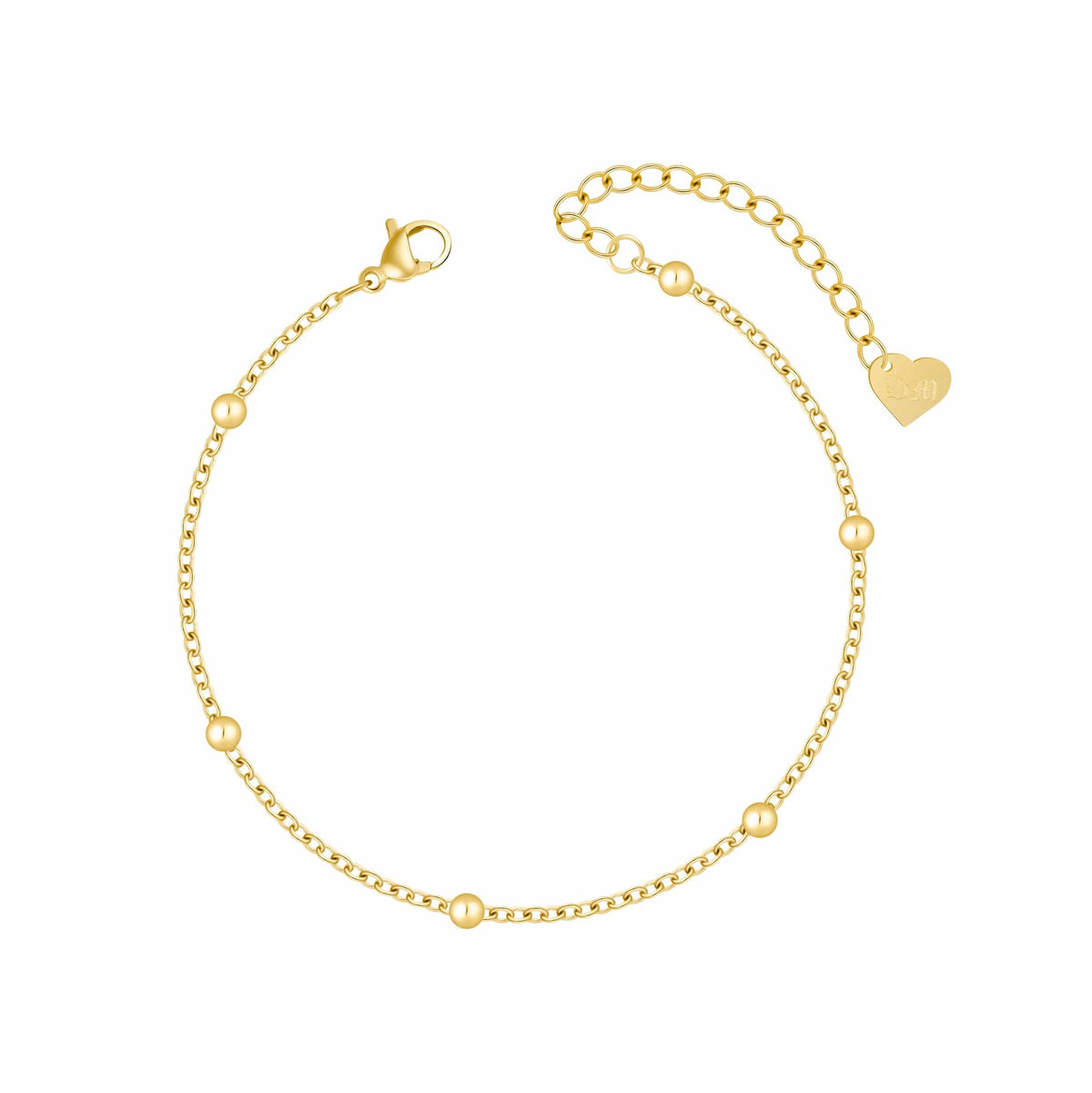 Dainty Ball Anklet — Pink Island Anklets | Tarnish-Free Waterproof Jewellery Australia