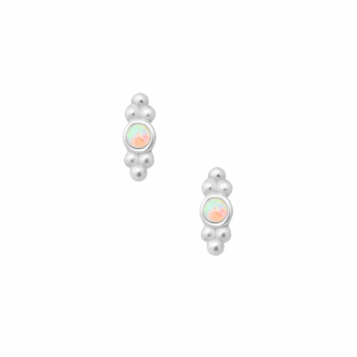 Daylight Opal Stud Earrings
