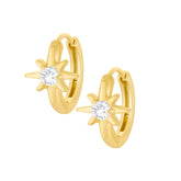 Star Shell Hoop Earrings — Pink Island Earrings | Tarnish-Free Waterproof Jewellery Australia