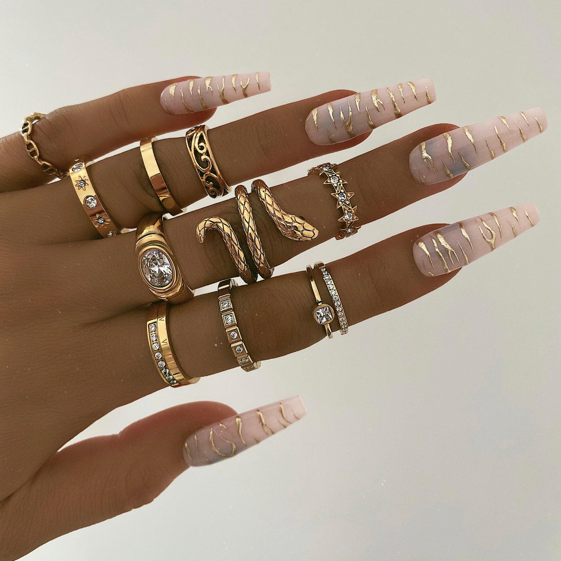 Delphine Ring Pair