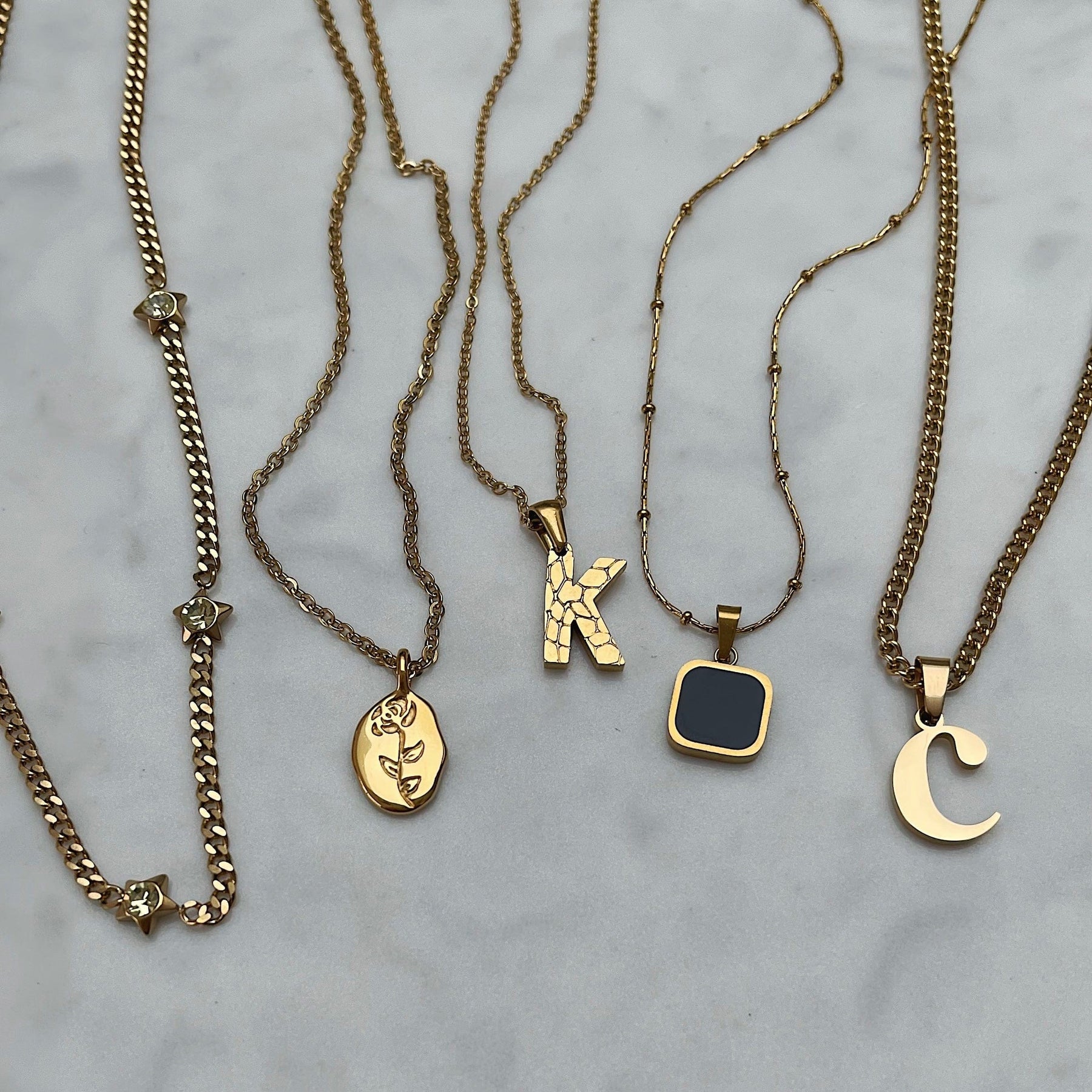 Dorothy Initial Necklace