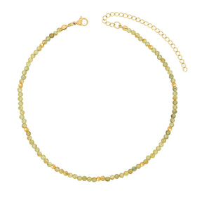 Elsie Peridot Choker Necklace