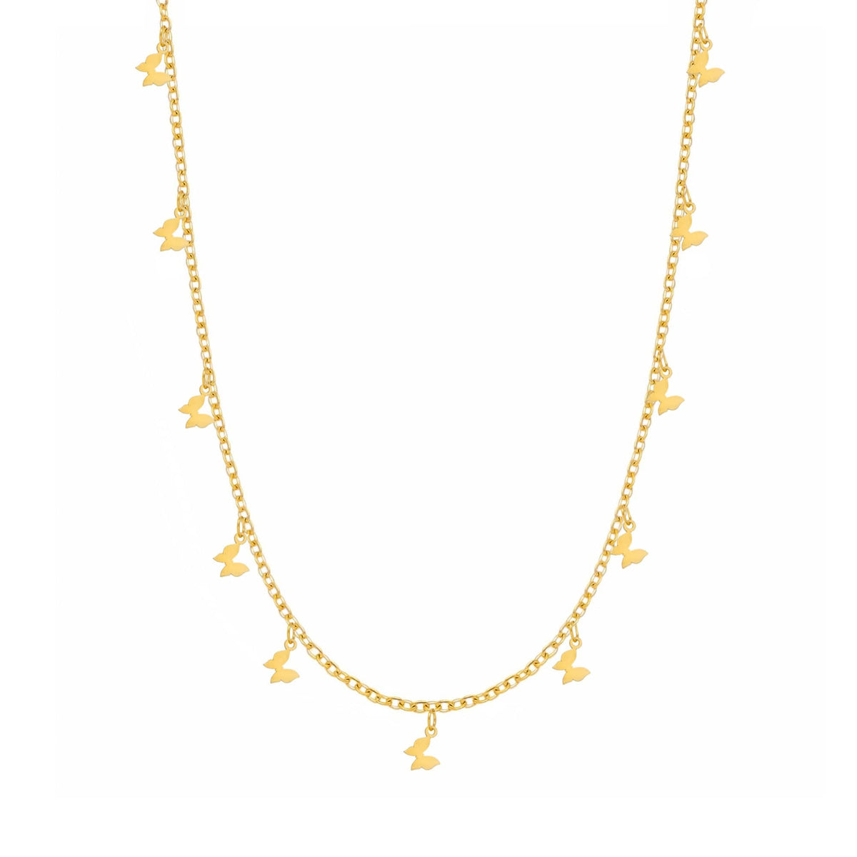 Float Butterfly Choker Necklace