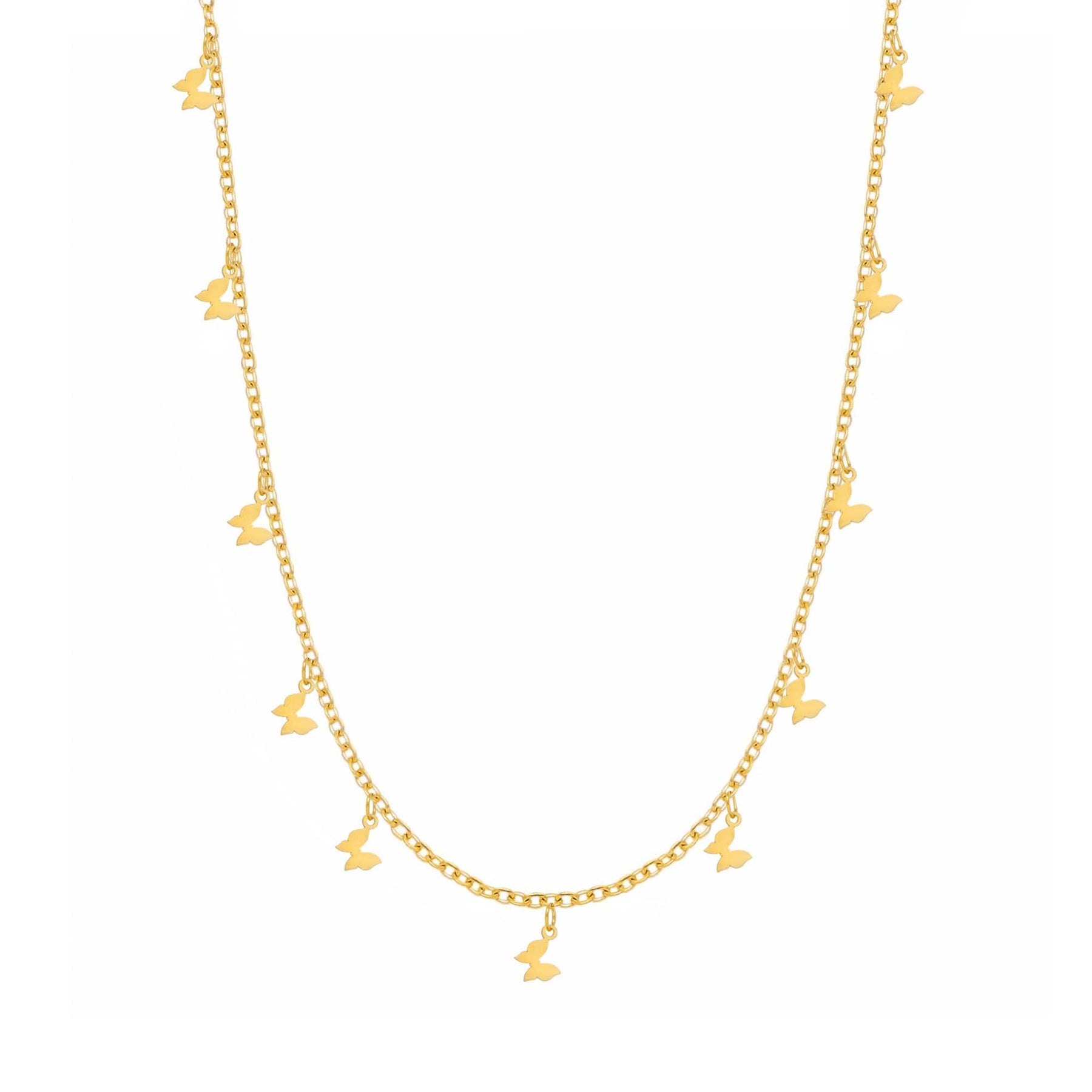 Float Butterfly Choker Necklace