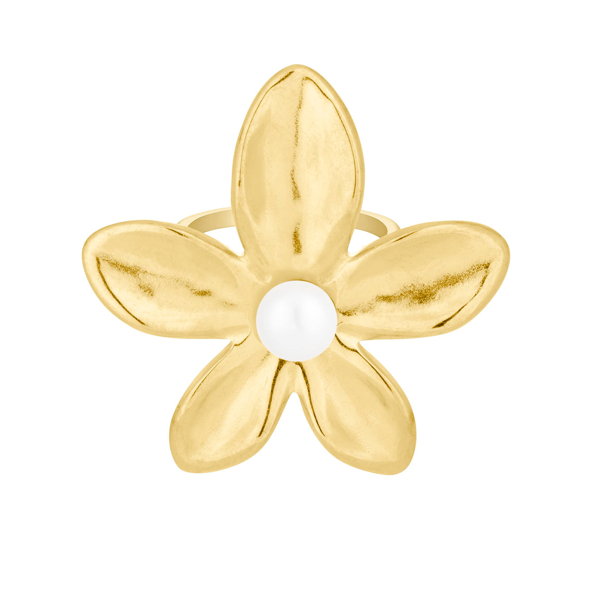 Bloom Pearl Ring — Pink Island Rings | Tarnish-Free Waterproof Jewellery Australia