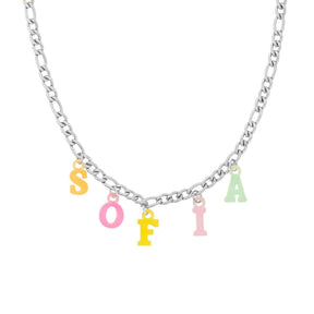 Frosted Custom Name Choker