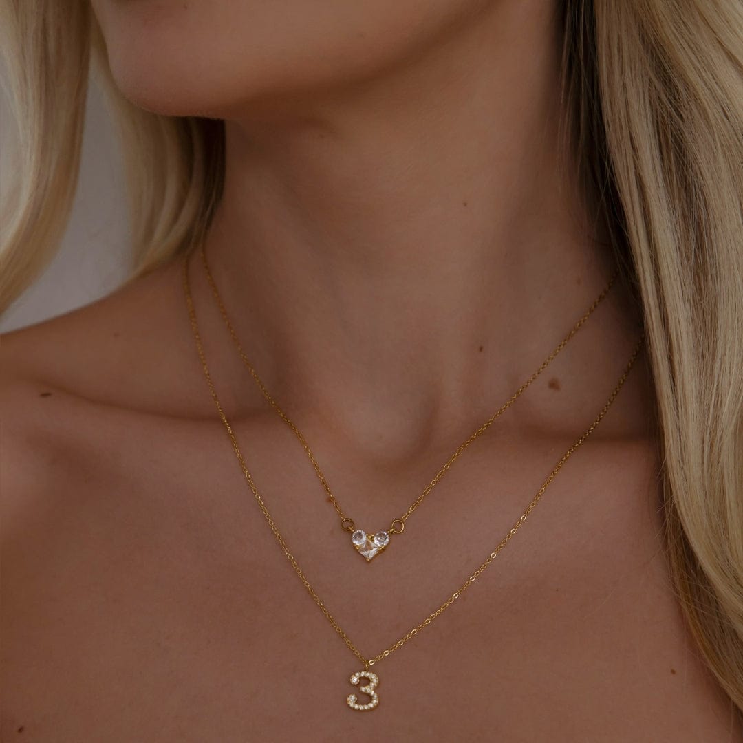 Glow Number Necklace