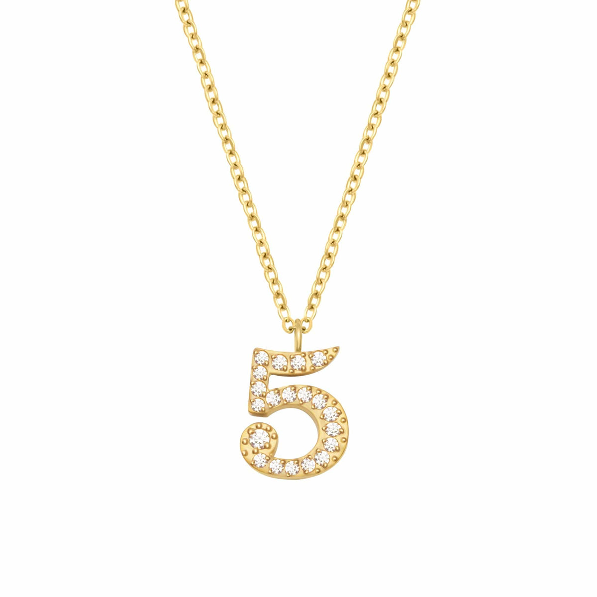 Glow Number Necklace