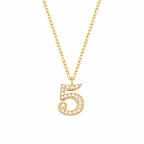 Glow Number Necklace