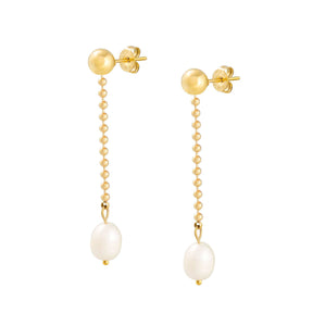 Gold Coast Pearl Earrings