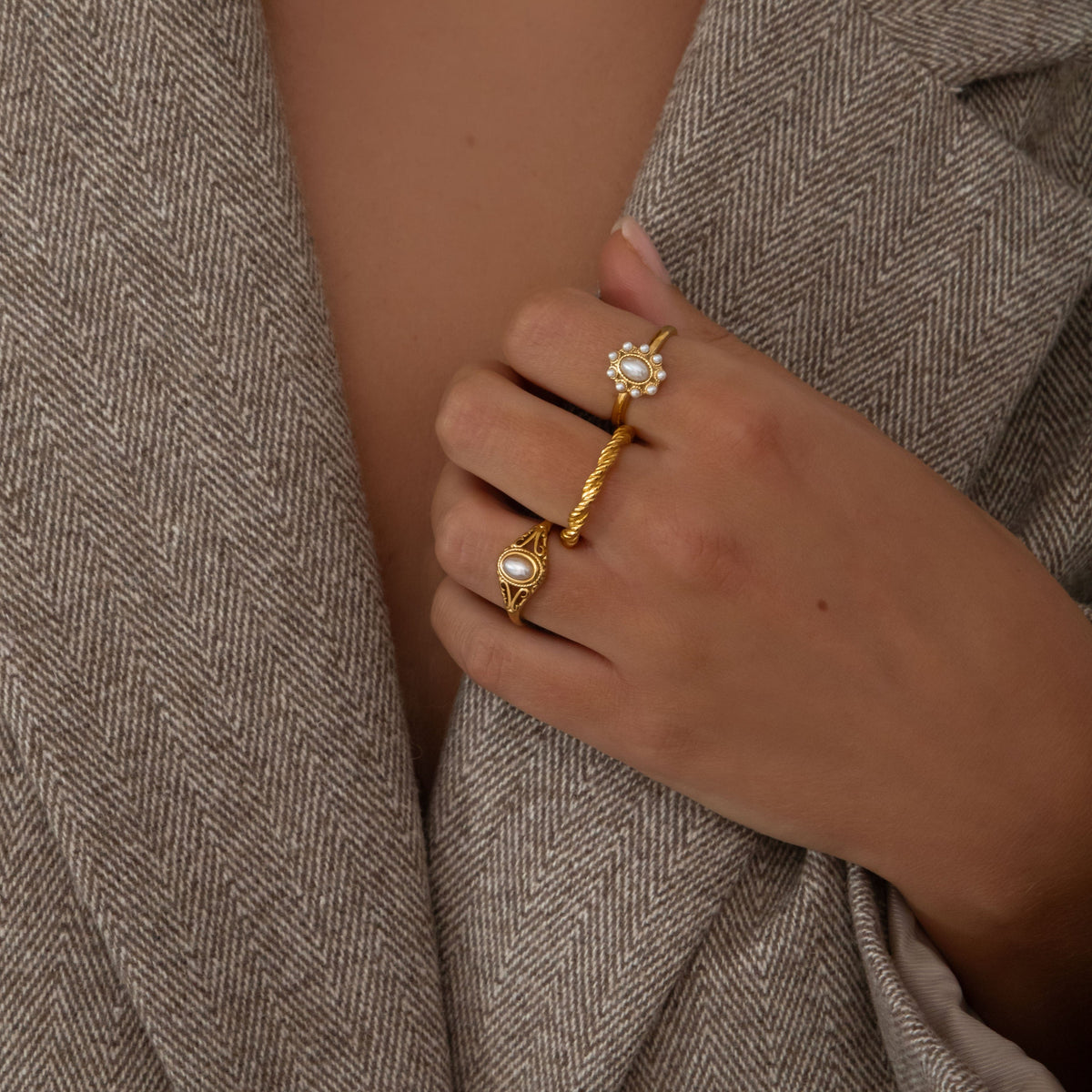 Hadley Pearl Ring