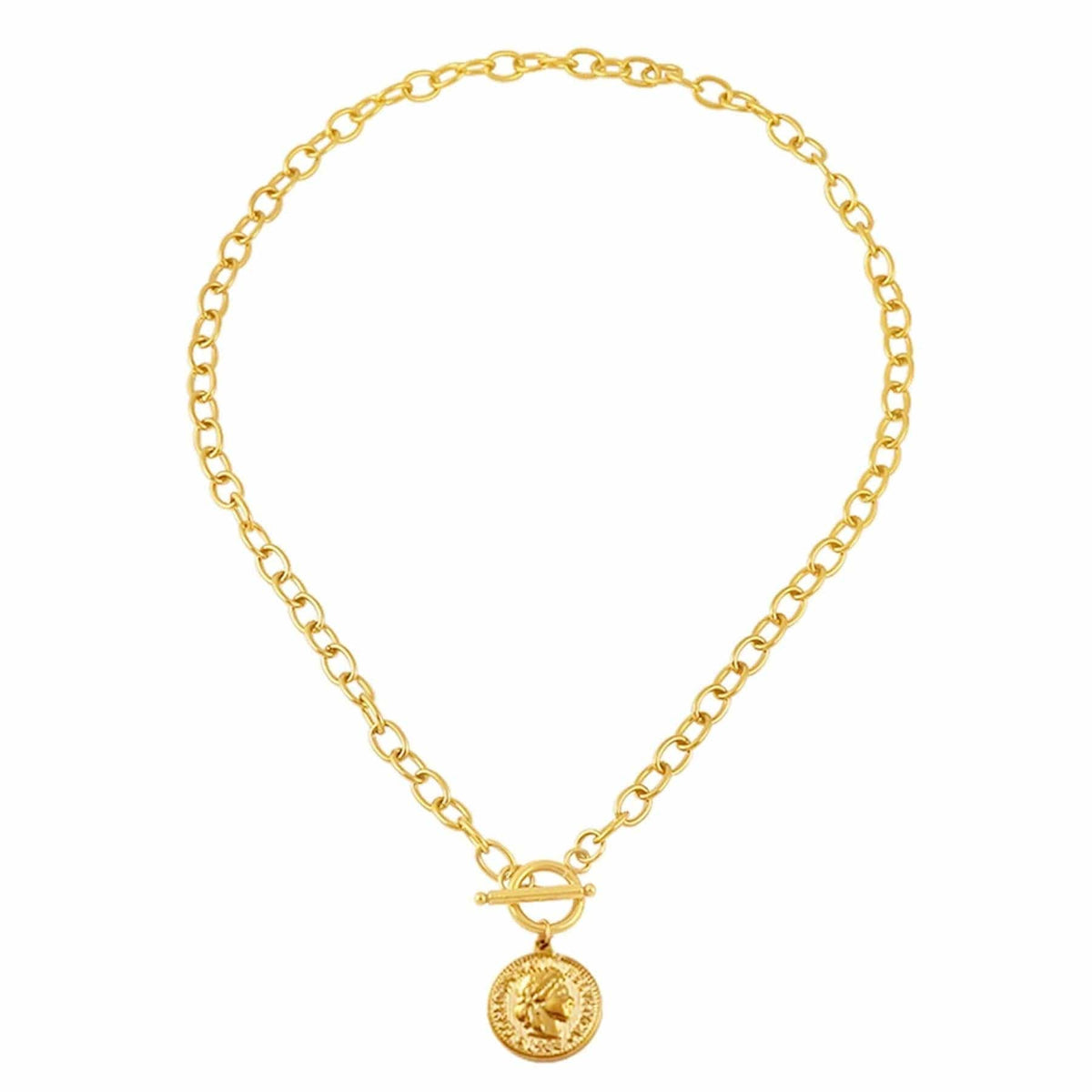 Imogen Coin Tbar Necklace