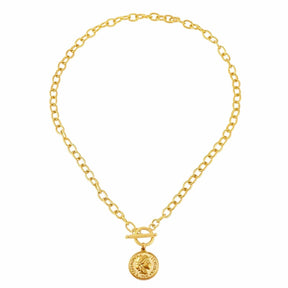 Imogen Coin Tbar Necklace