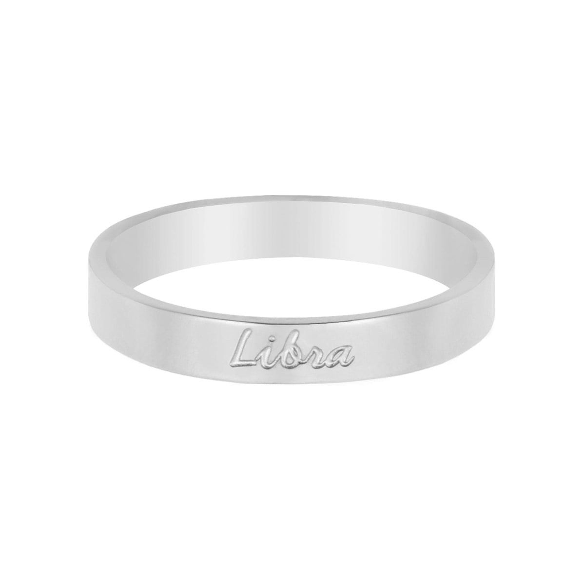 Italic Zodiac Ring Silver