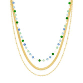 Layered Chain Necklace — Pink Island Necklaces | Tarnish-Free Waterproof Jewellery Australia