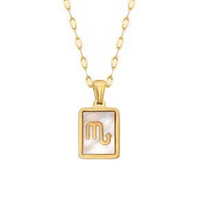 Labyrinth Zodiac Necklace