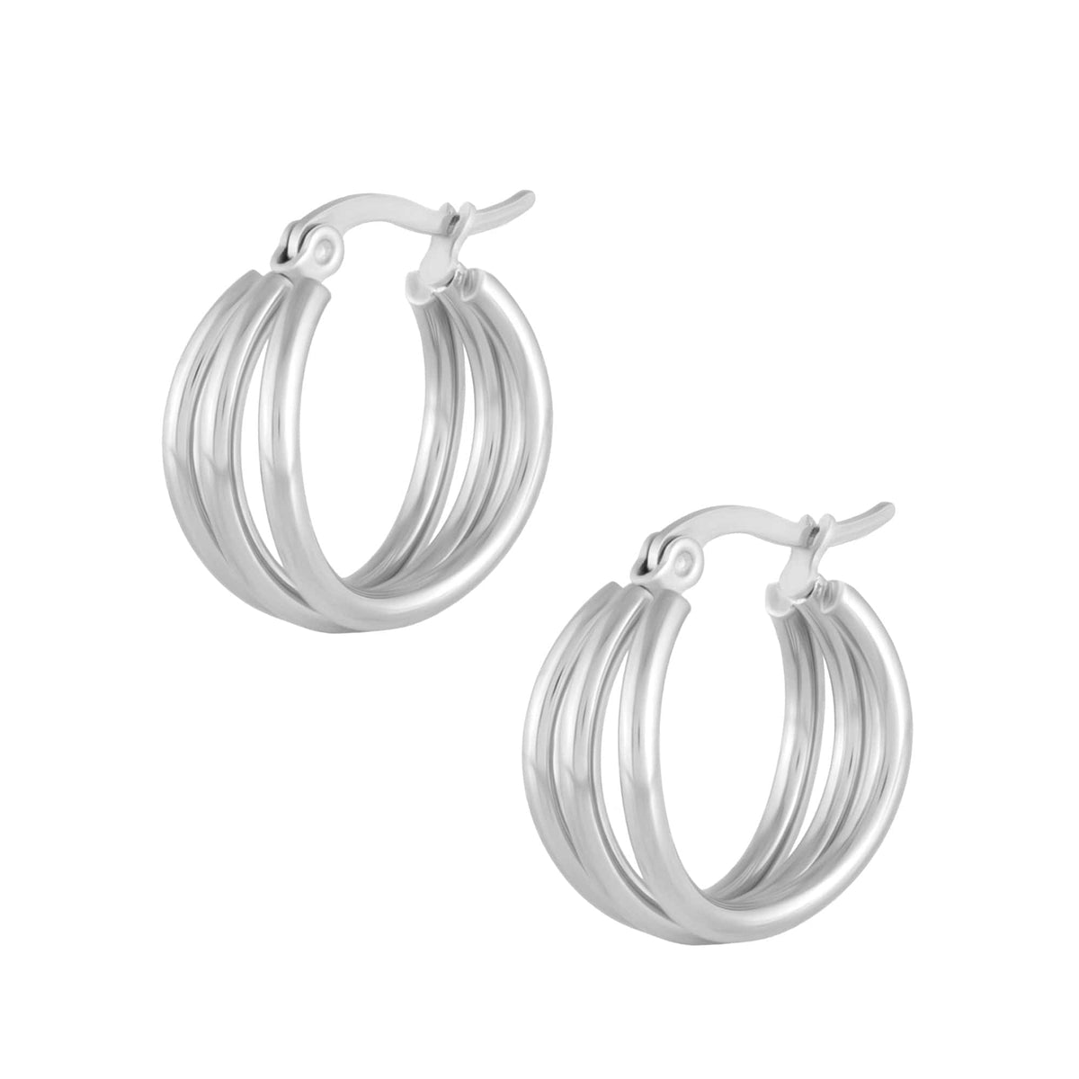 Lea Triple Hoop Earrings