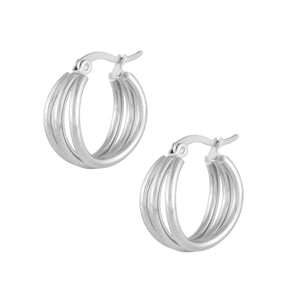 Lea Triple Hoop Earrings