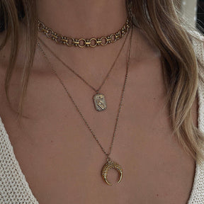 Leia Horn Necklace