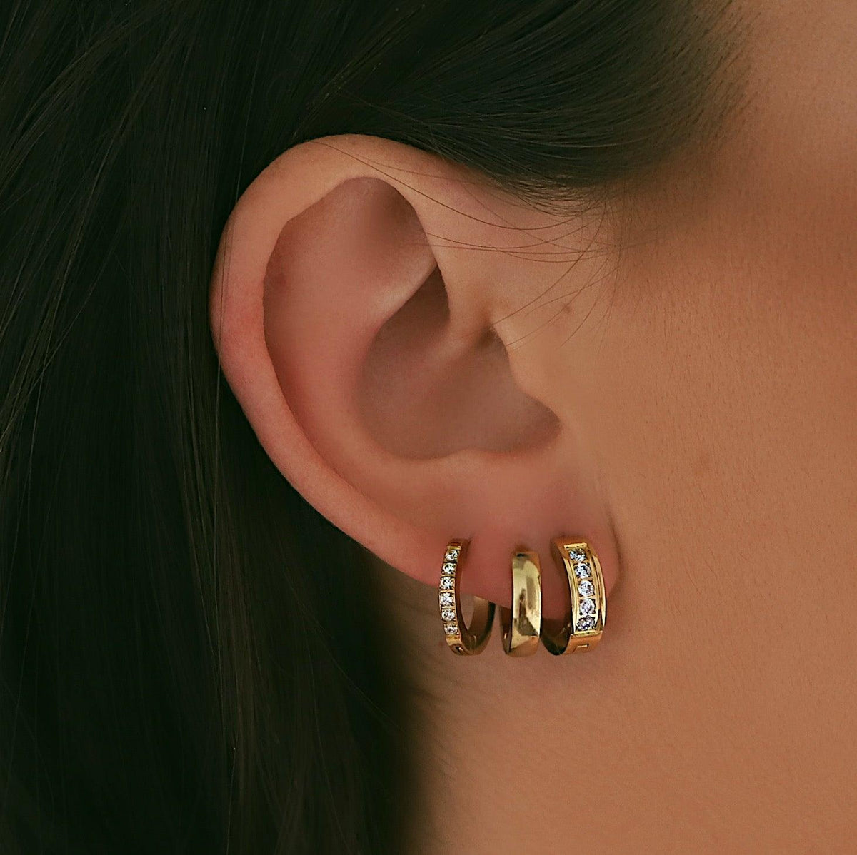 Lexi Huggie Hoop Earrings