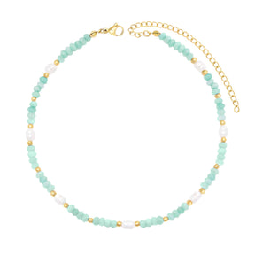 Lila Pearl Choker