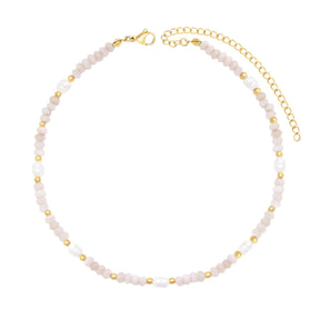 Lila Pearl Choker