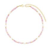 Lila Pearl Choker