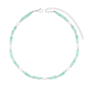 Lila Pearl Choker