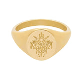 Live By The Sun Signet Ring