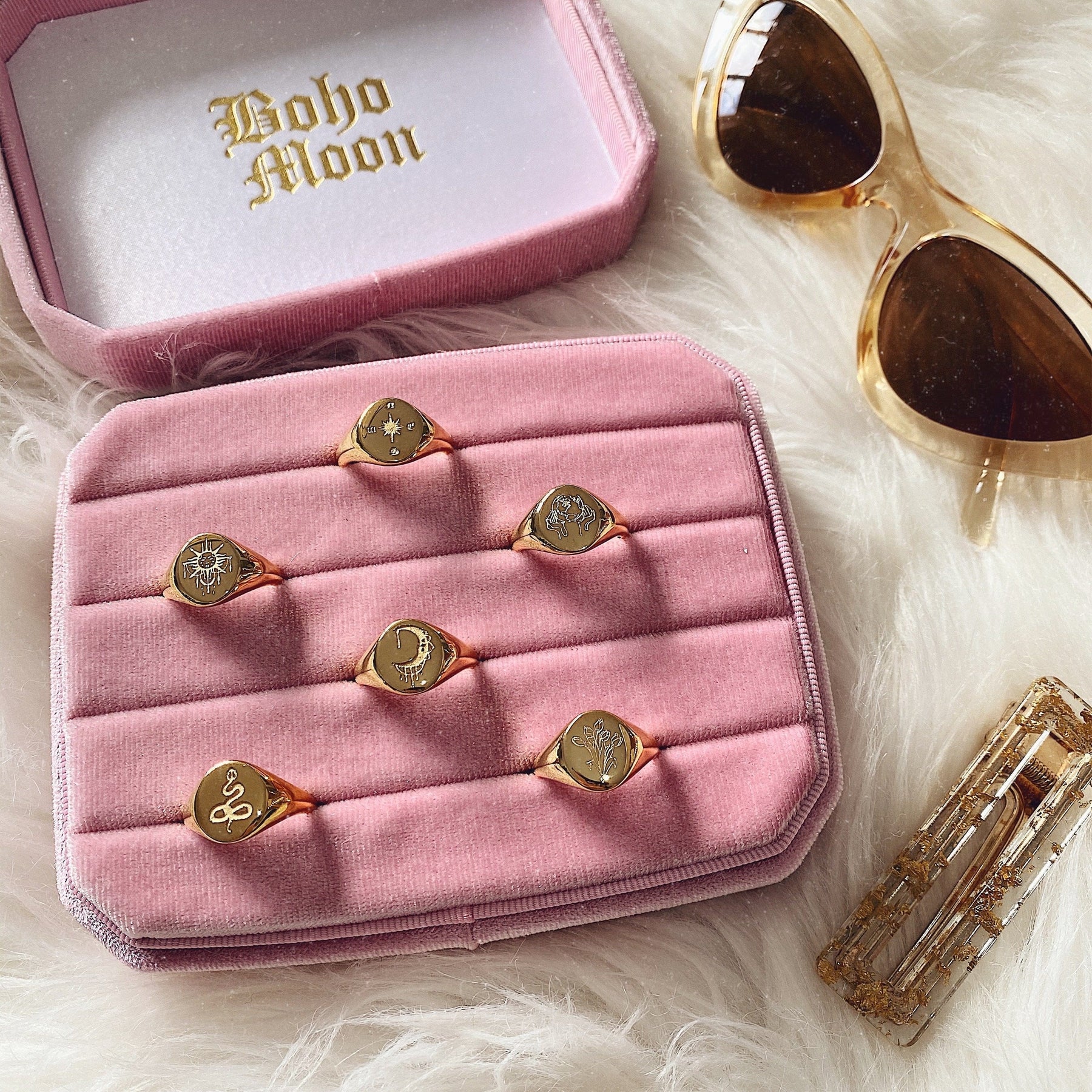 Live By The Sun Signet Ring