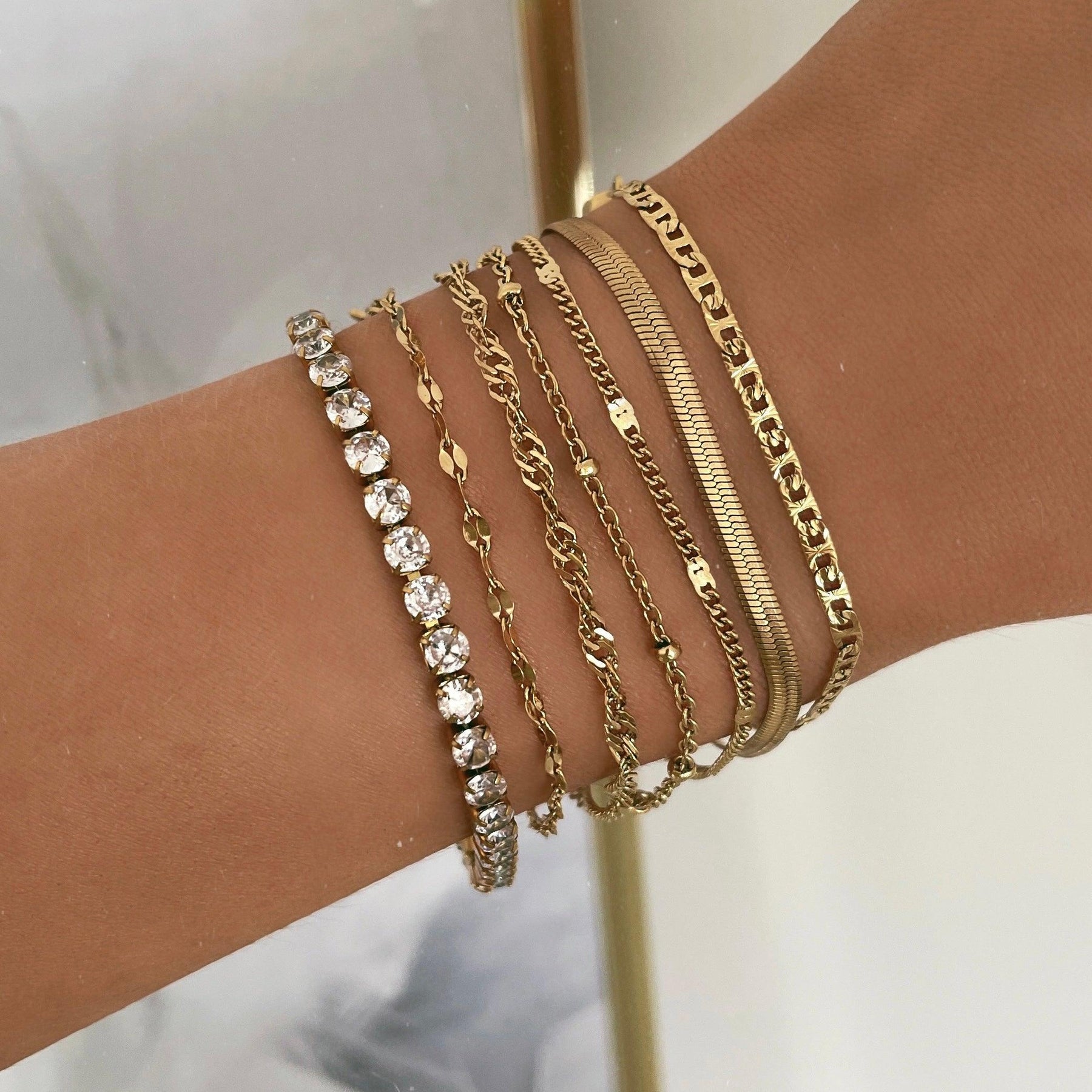 Louise Tennis Bracelet