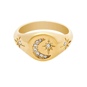 Luna Signet Ring