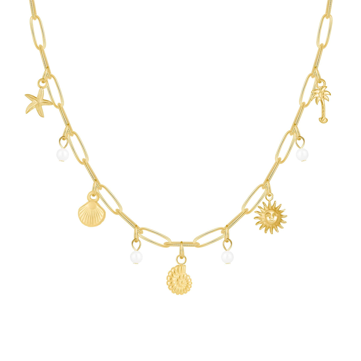 Wanderer Charm Necklace — Pink Island Necklaces | Tarnish-Free Waterproof Jewellery Australia