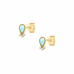 Meadow Opal Stud Earrings