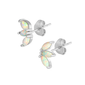 Mercury Opal Stud Earrings