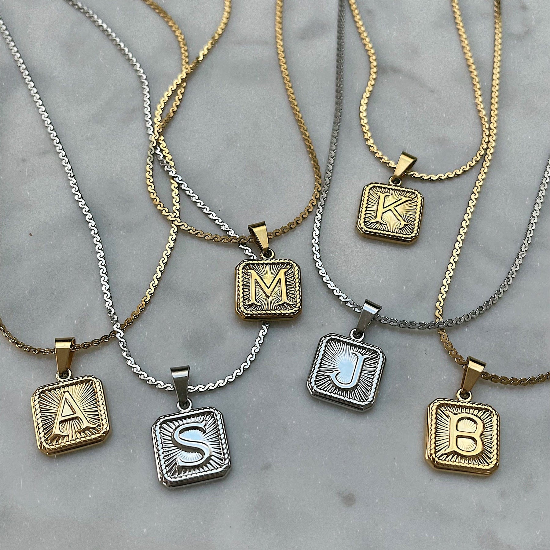 Mesmerise Initial Necklace