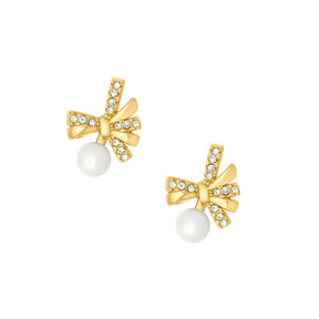 Miyan Bow Stud Earrings